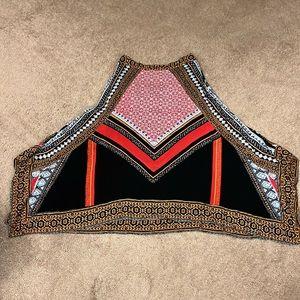 Free People hankerchief bottom skirt M